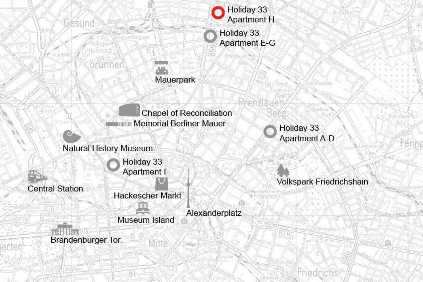 Holiday 33 Apartment H S-Bahn Schoenhauser Allee Berlin Zewnętrze zdjęcie
